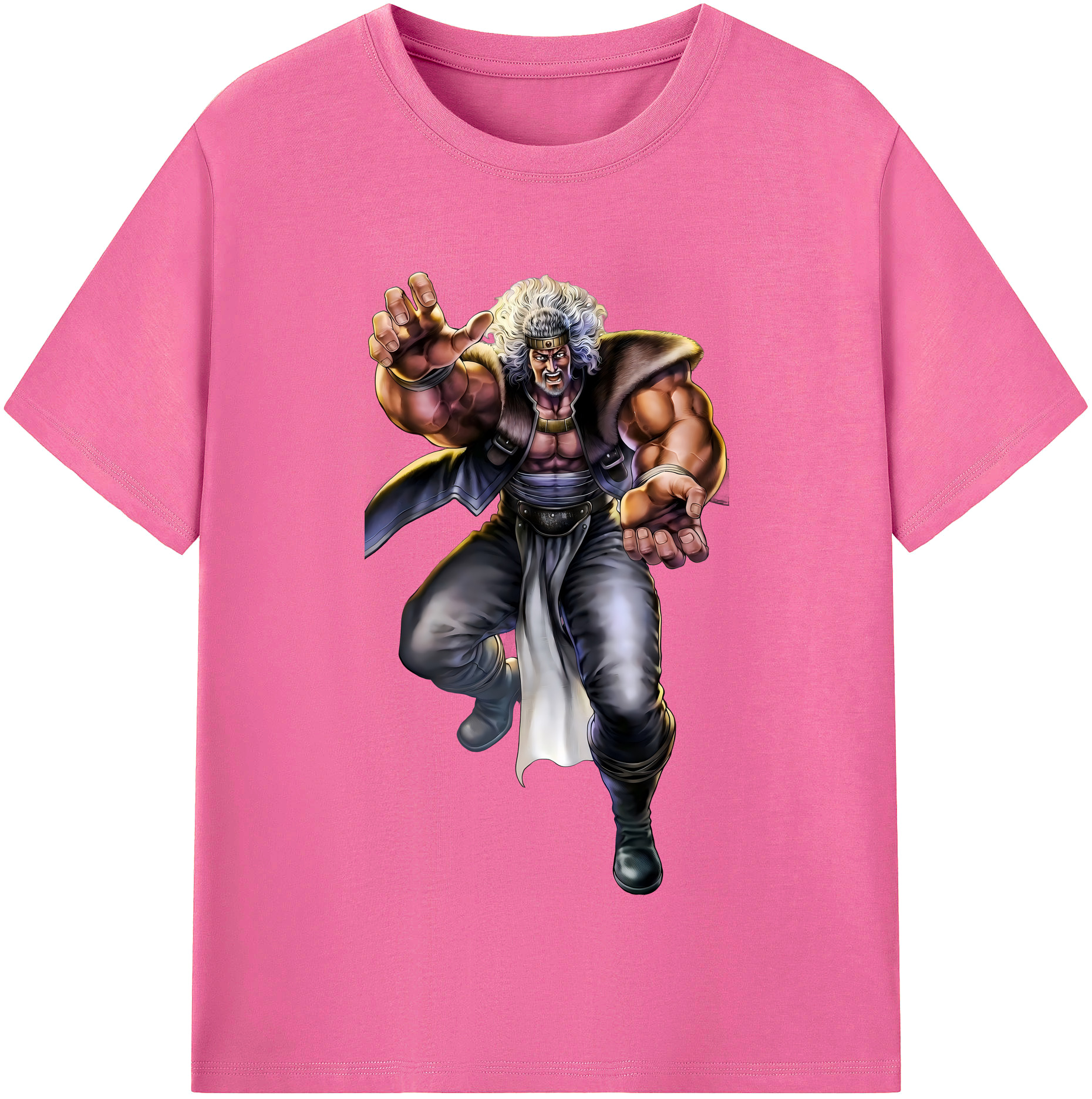（画像用） 北斗の拳 Fist of the North Star レディースカジュアルプリントTシャツ（綿100％）